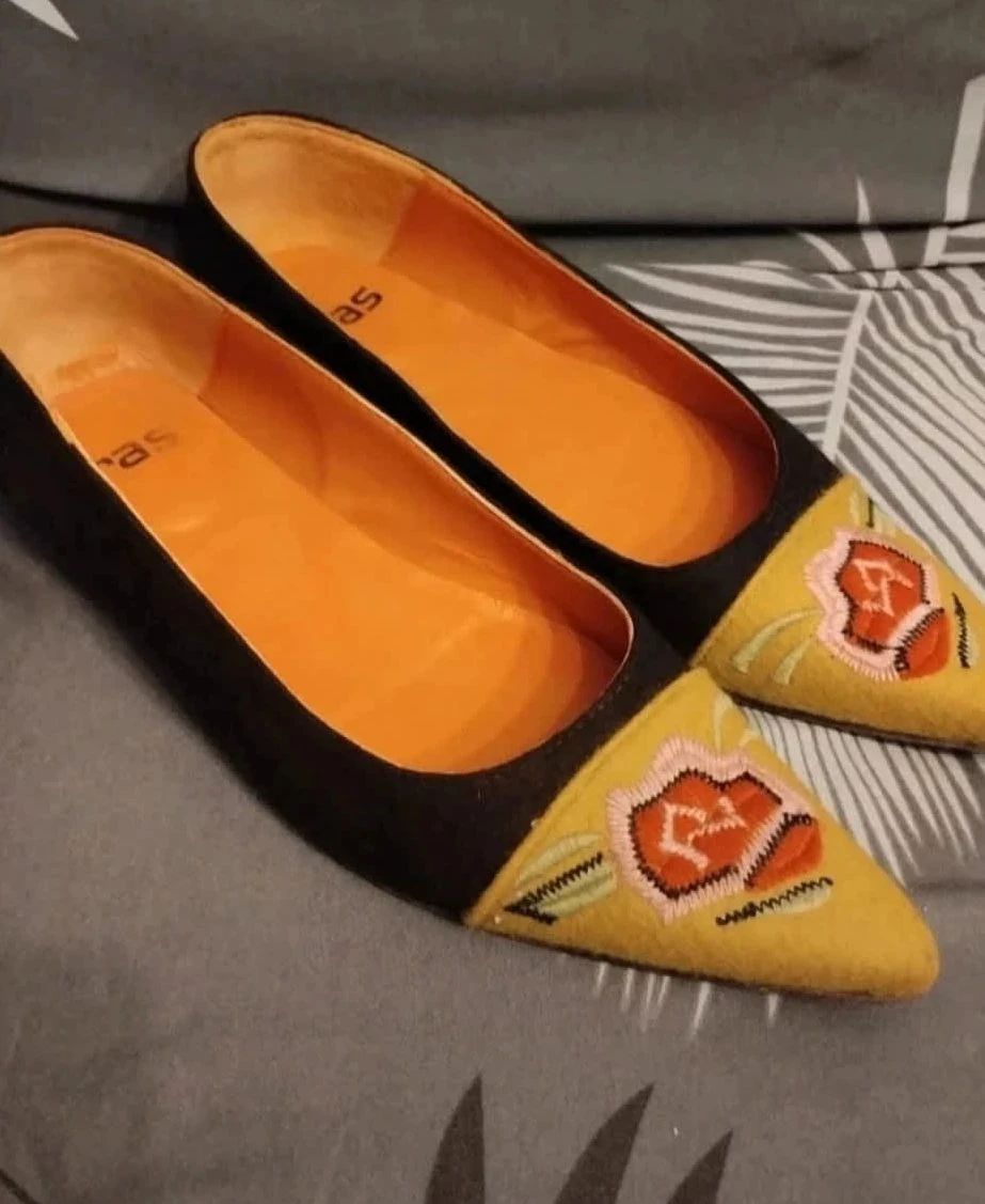 Ballerines femme plat style feutrine, RAS, P38 – photo 2
